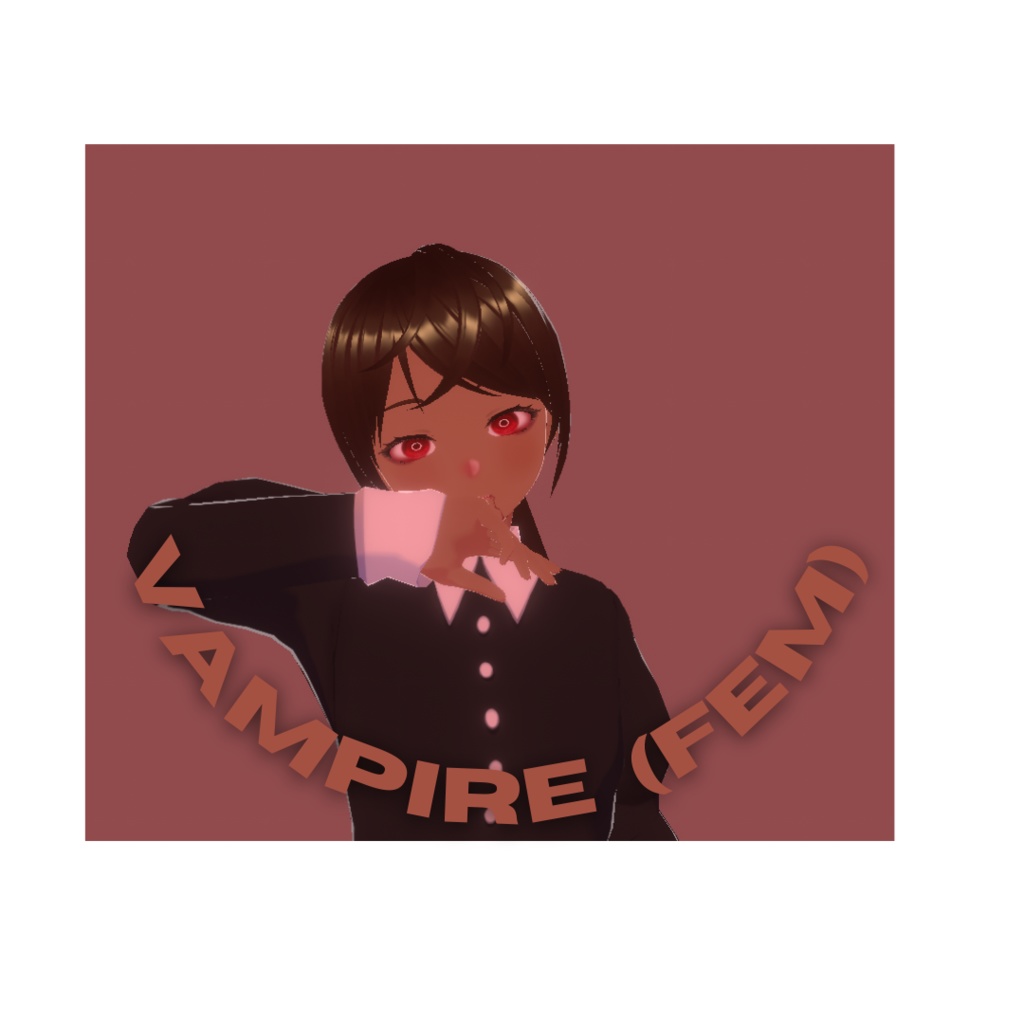 Vampire face set! (Vroid)