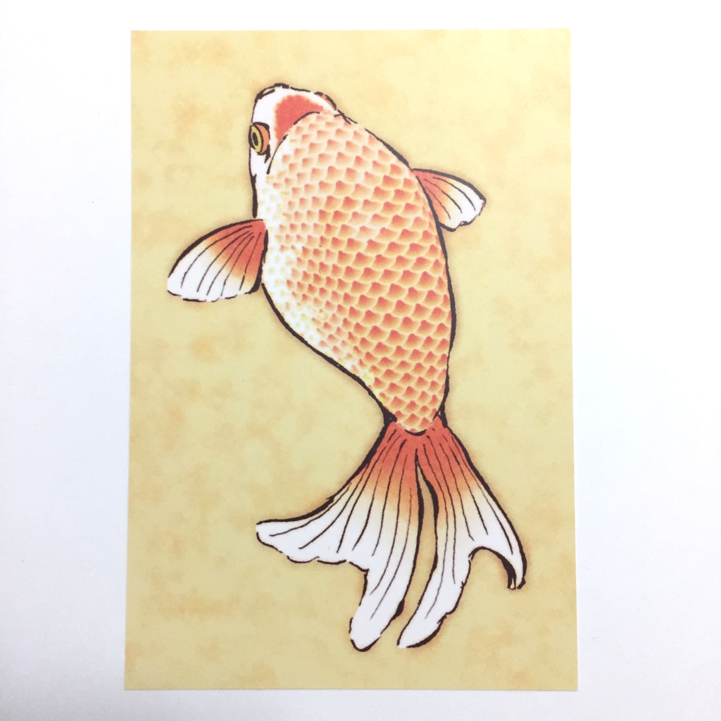 ポストカード「金魚」
