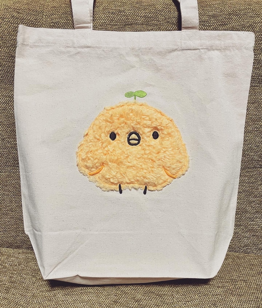 モコモコひよこトートバッグ