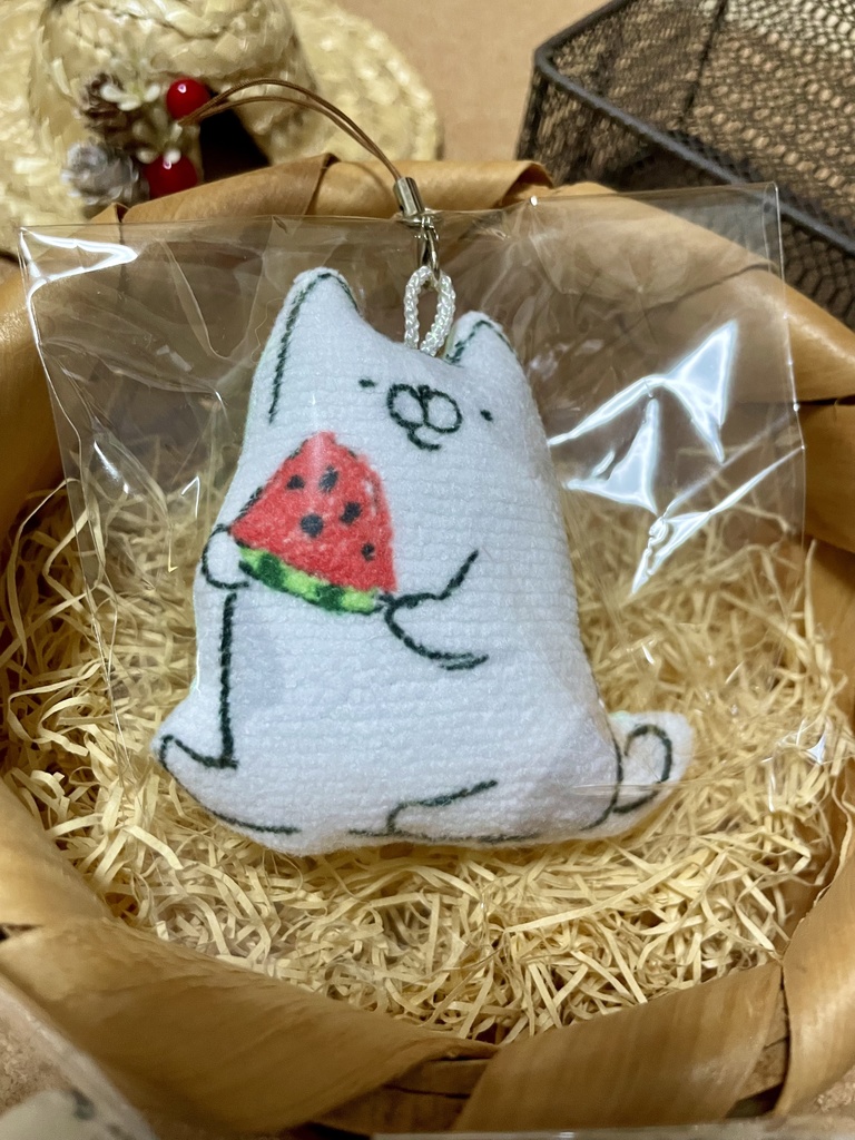 クッション風ミニストラップ