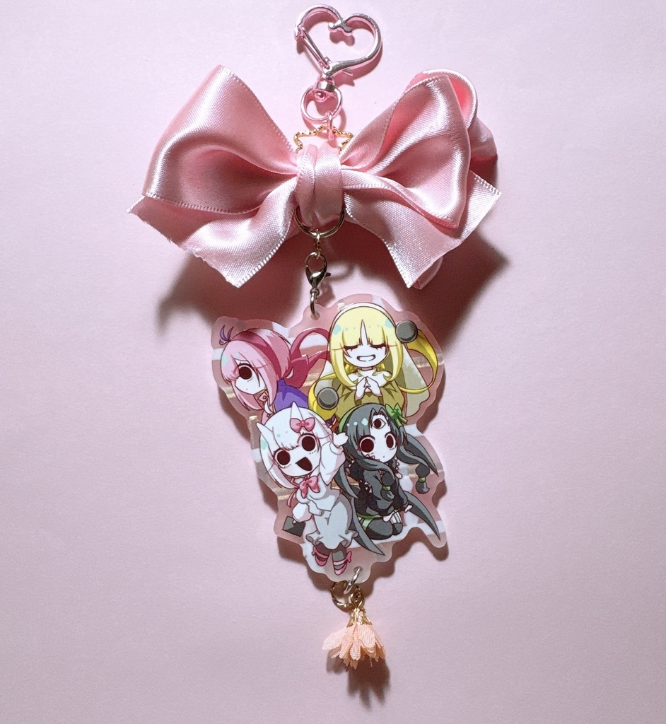 リボンチャームアクリルキーホルダー(GoB擬)