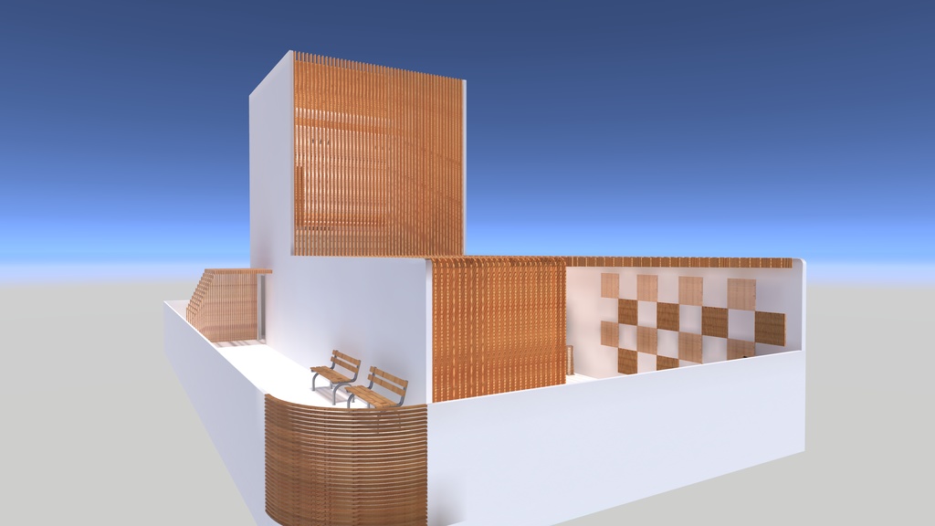 [VRChat想定]Louver House