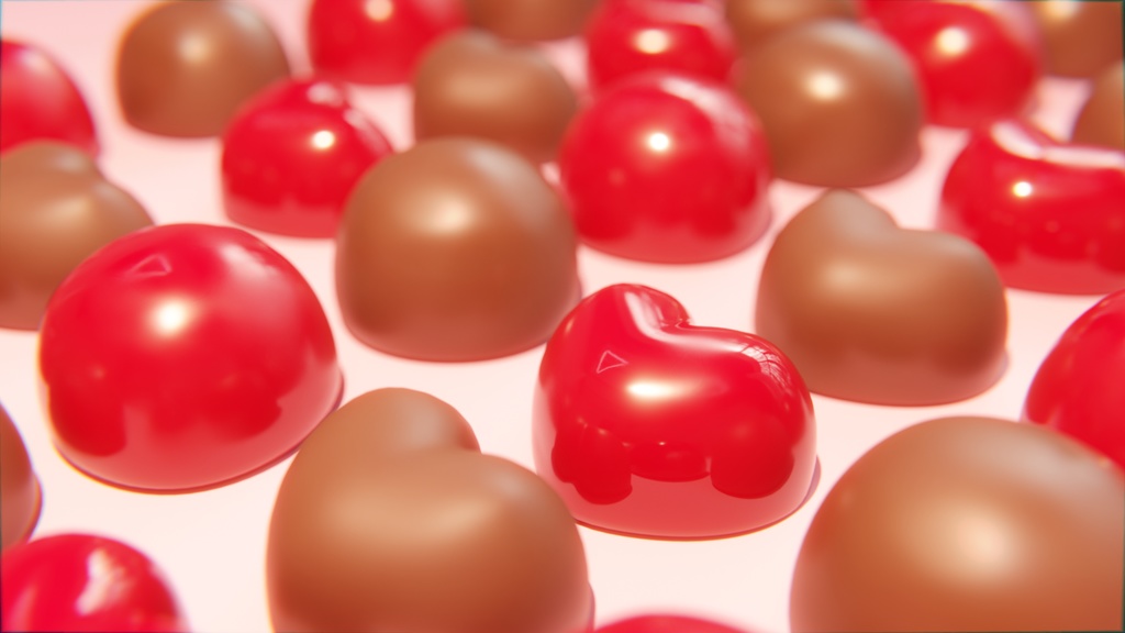 チョコレート3Dモデル