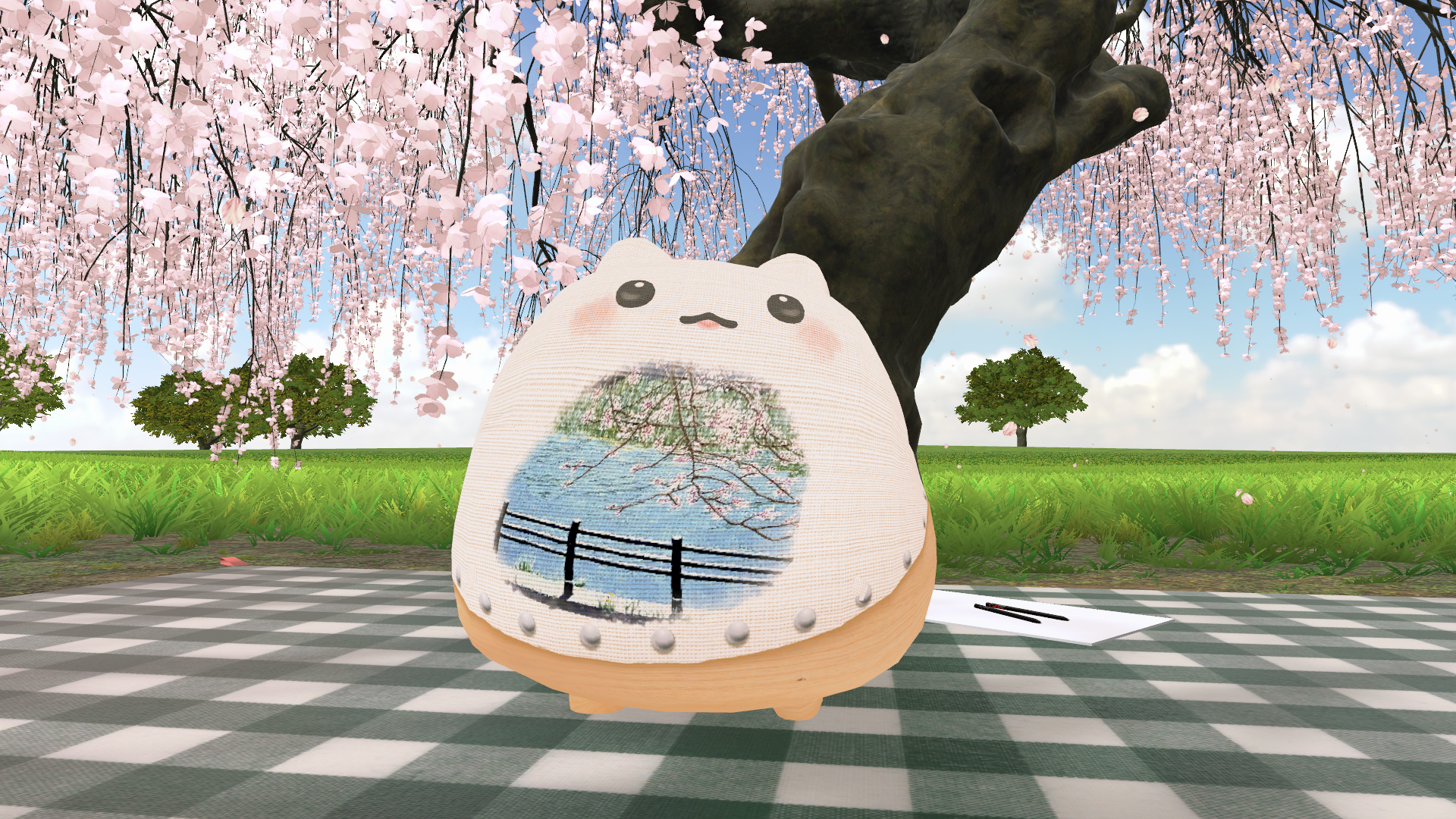 【無料】キャンバスはむtexture【FREE】 - バーサクパンダ - BOOTH