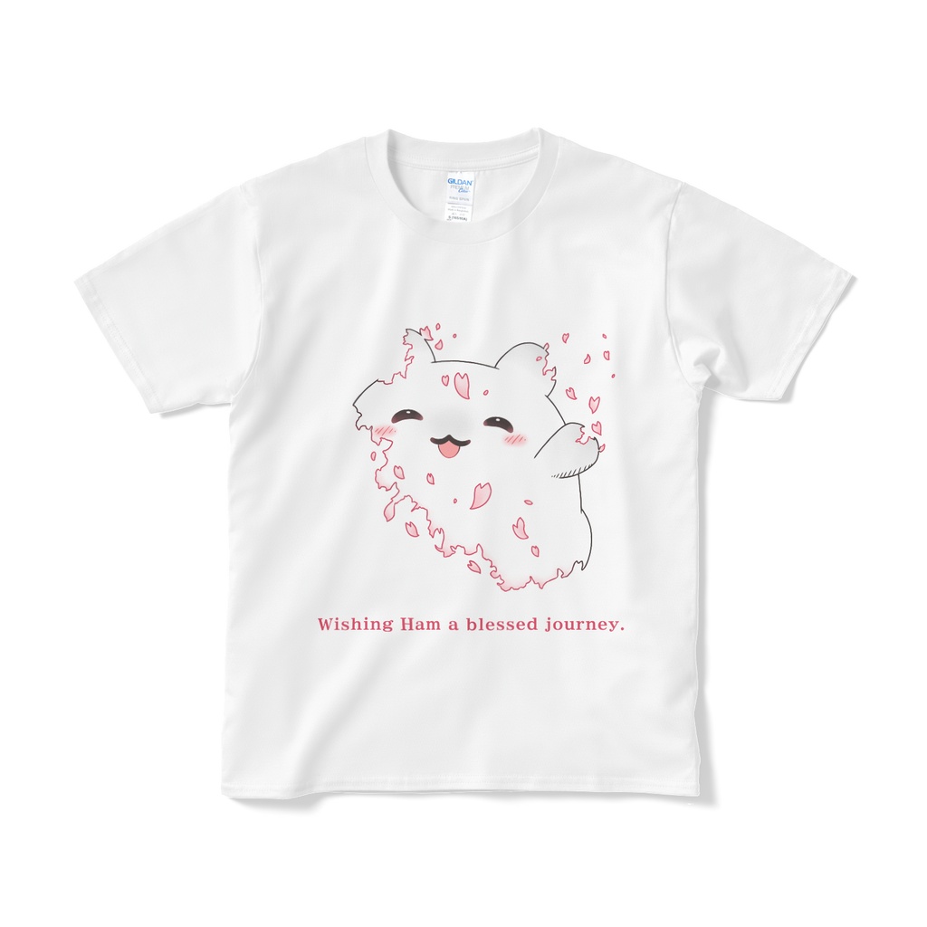 「はむの旅路に幸あれ」Tシャツ(Fan-made)