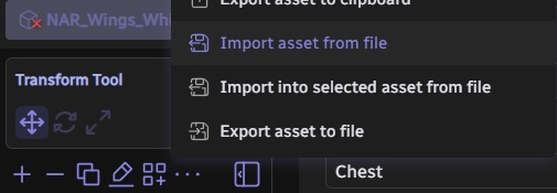 【3Dmodel】 Fluffy Wings 【WARUDO Prop, Asset】