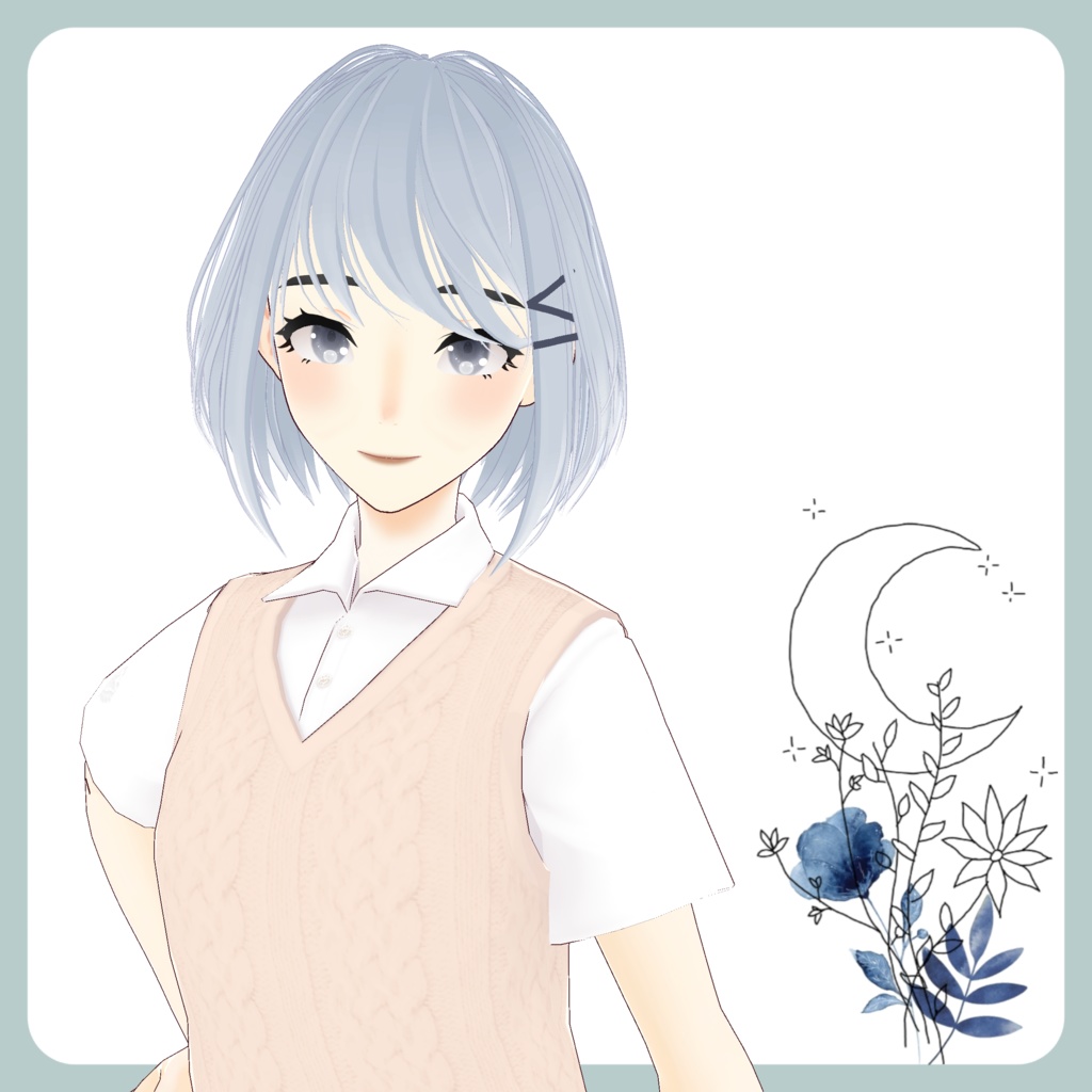 【Vroid】 Short Hair Preset ショートヘアのプリセット