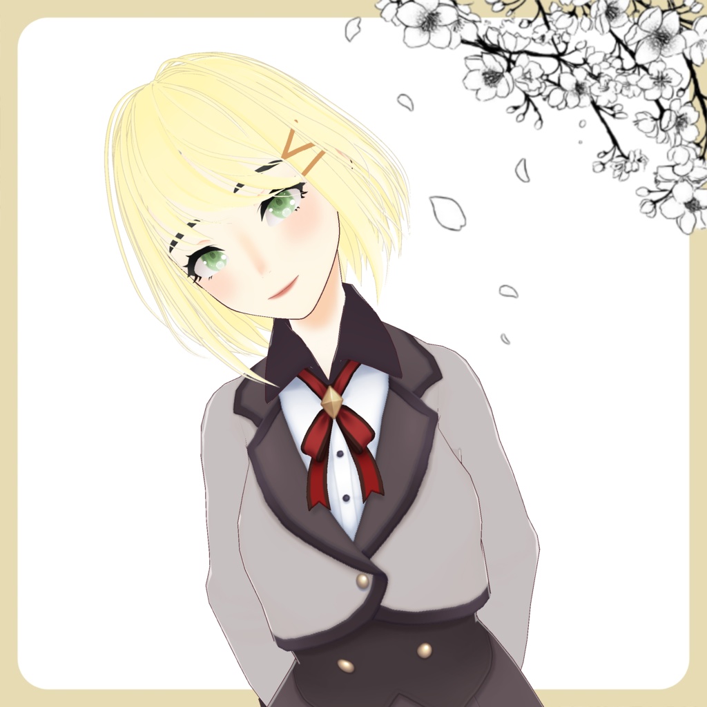 【Vroid】 Short Hair Preset ショートヘアのプリセット