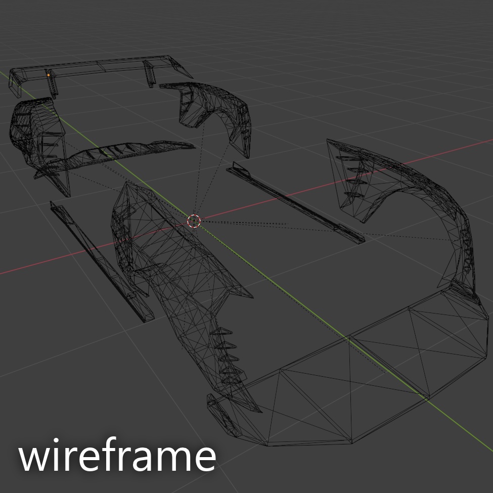 【3Dモデル / GT68対応】 YOOMU POWER Ultra-Wideボディキット