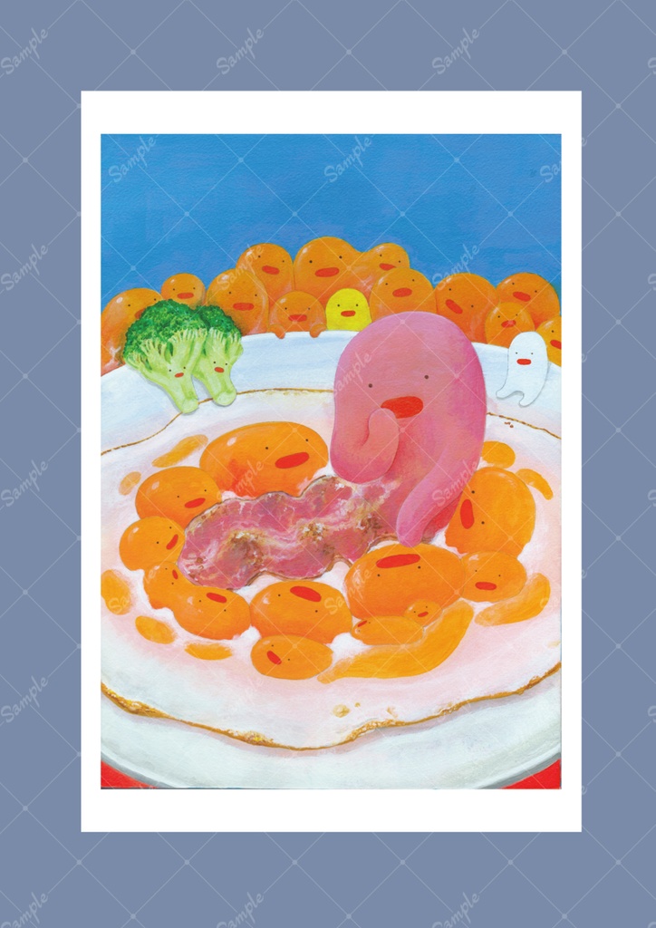 「きみにみられてる」ポストカード