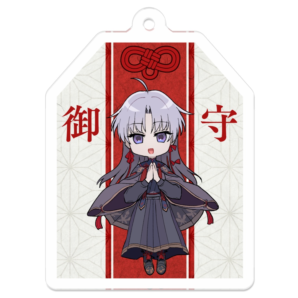 屍野シノネお守り風アクキー
