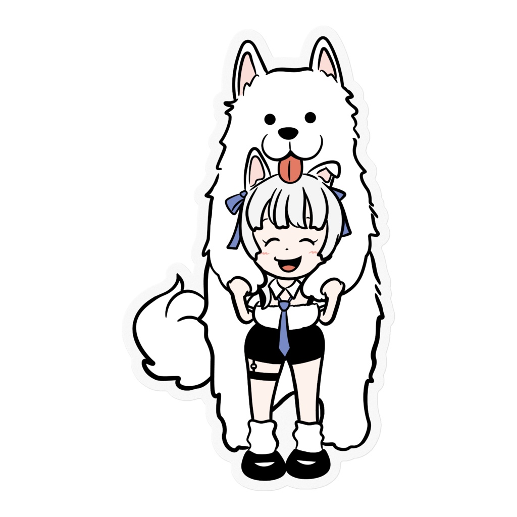 サモエドステッカー