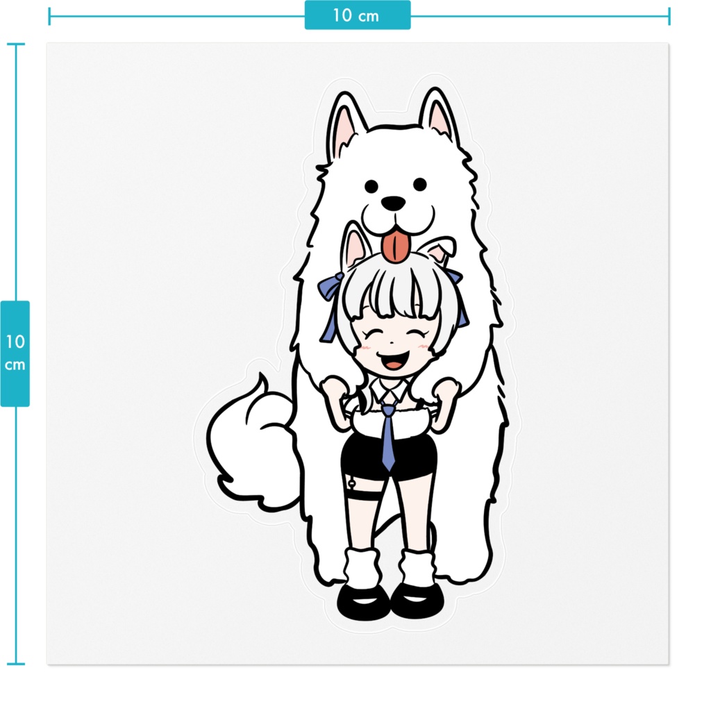 サモエドステッカー