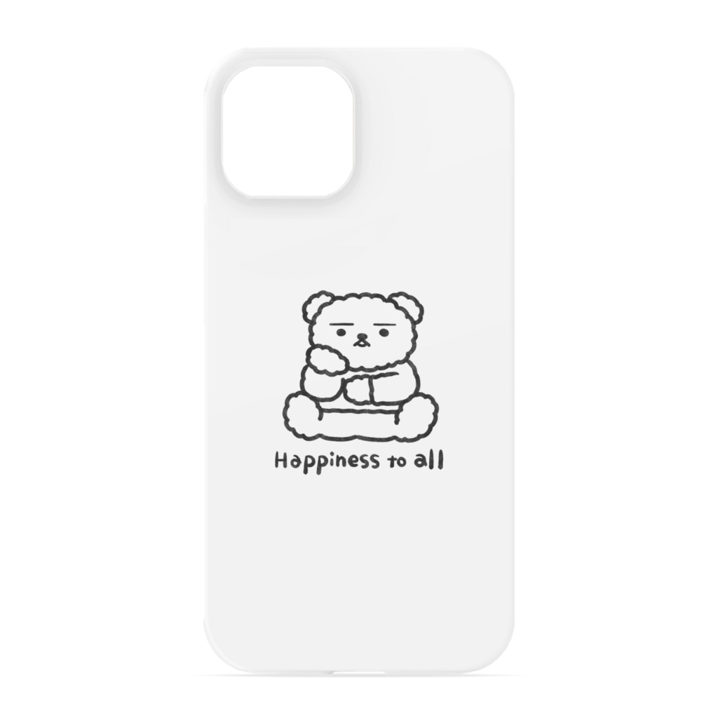 くまさきさん（Happiness to all）iPhoneケース