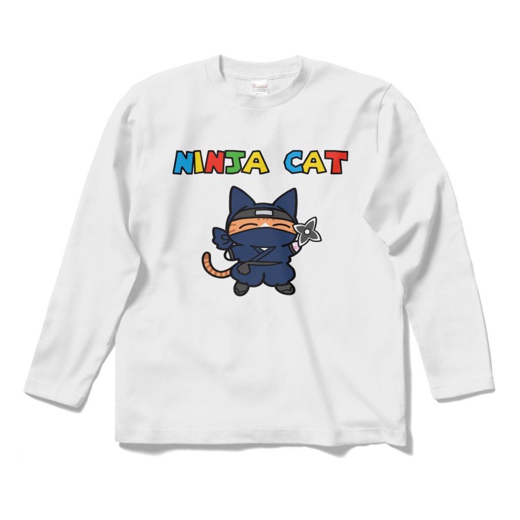 NINJA CAT 《忍者猫》ロングTシャツ