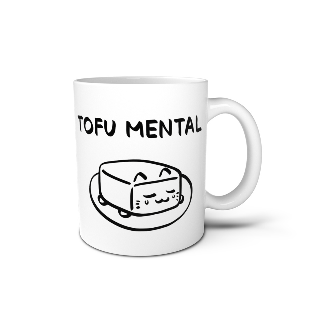 TOFU MENTAL CAT 《とうふメンタルねこ》マグカップ