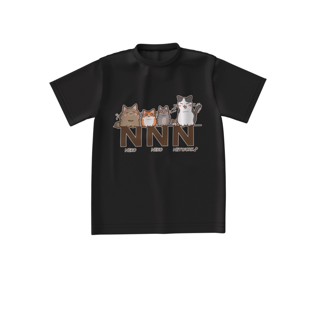[NNN] ねこねこネットワーク　ビックシルエットTシャツ