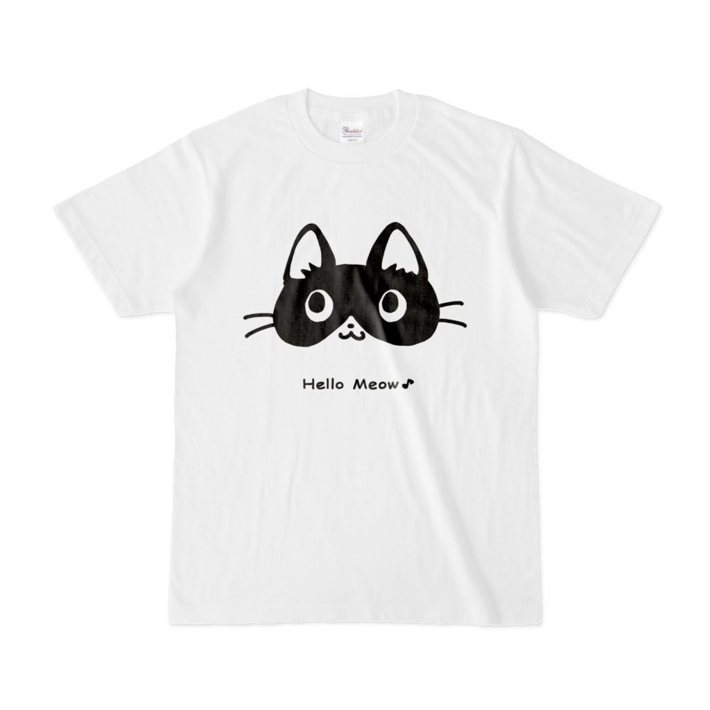 Hello Meow こんにちは、にゃん　Tシャツ