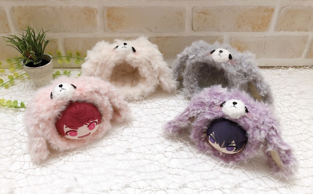 おまんじゅう着ぐるみ モフモフロップイヤー うさぎ4色
