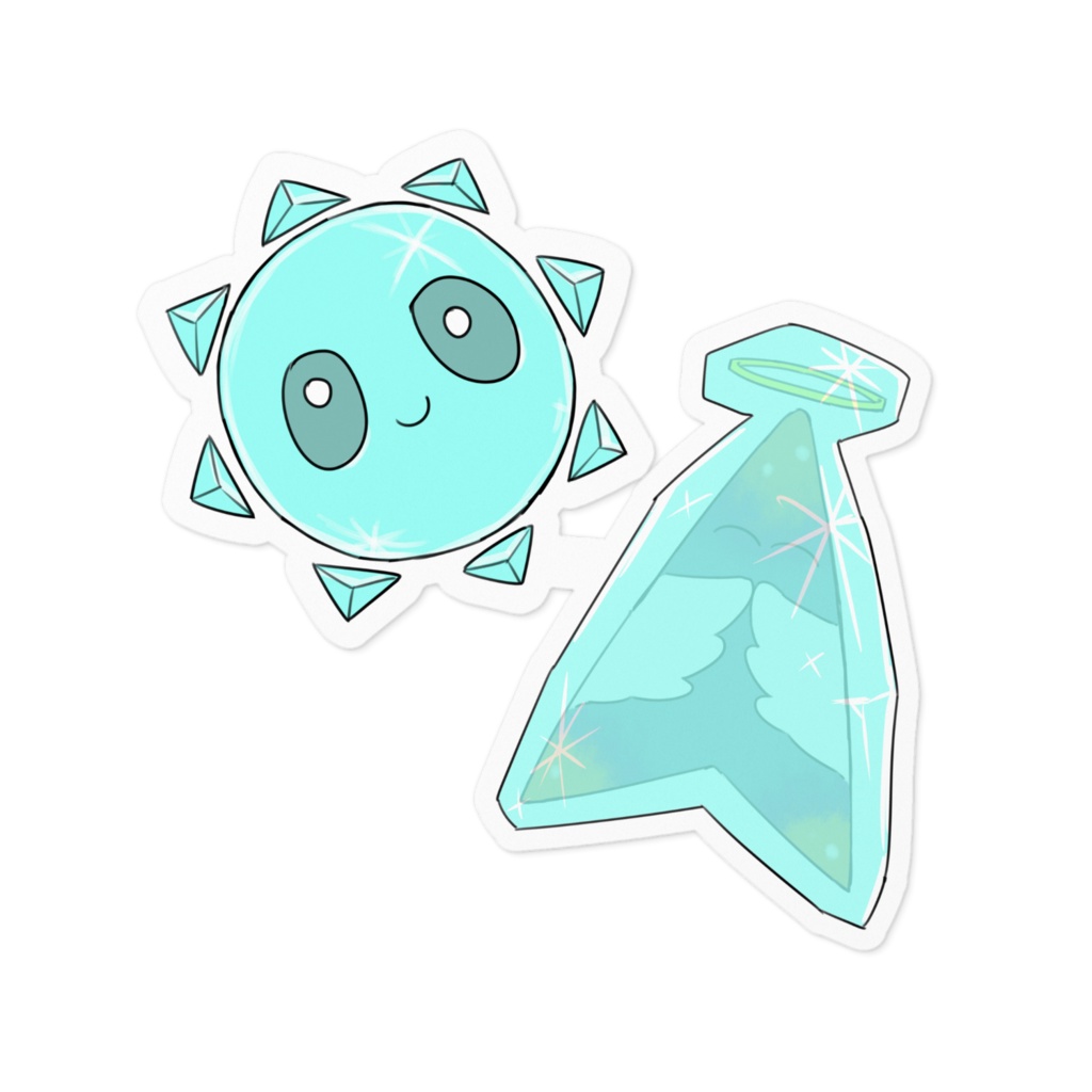 フォロワー概念かわいいステッカー