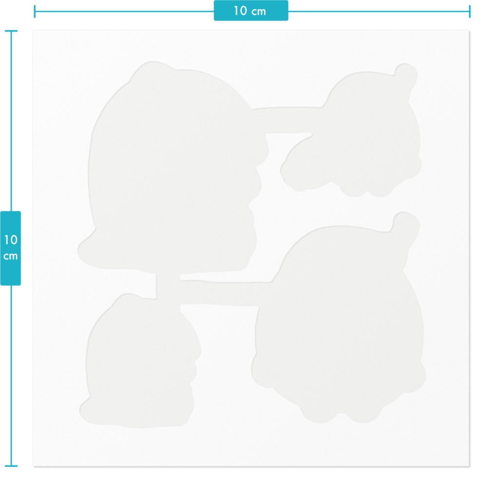 フォロワー概念かわいいステッカー