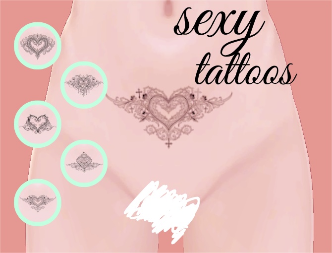 【第二弾】淫紋タトゥー5set -sexy tattoo- 【VRChat】 image