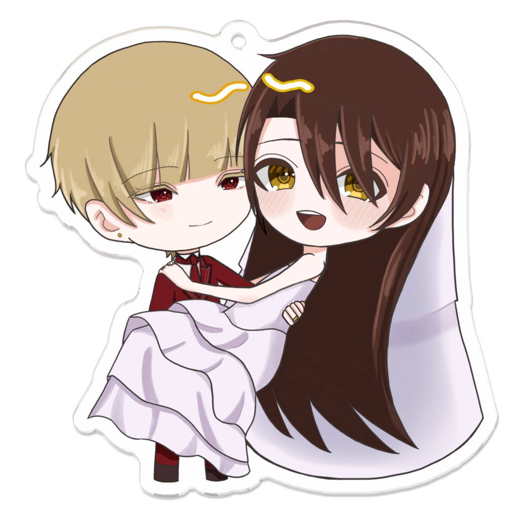 シェリジン(TS)結婚式アクキー70×70mm