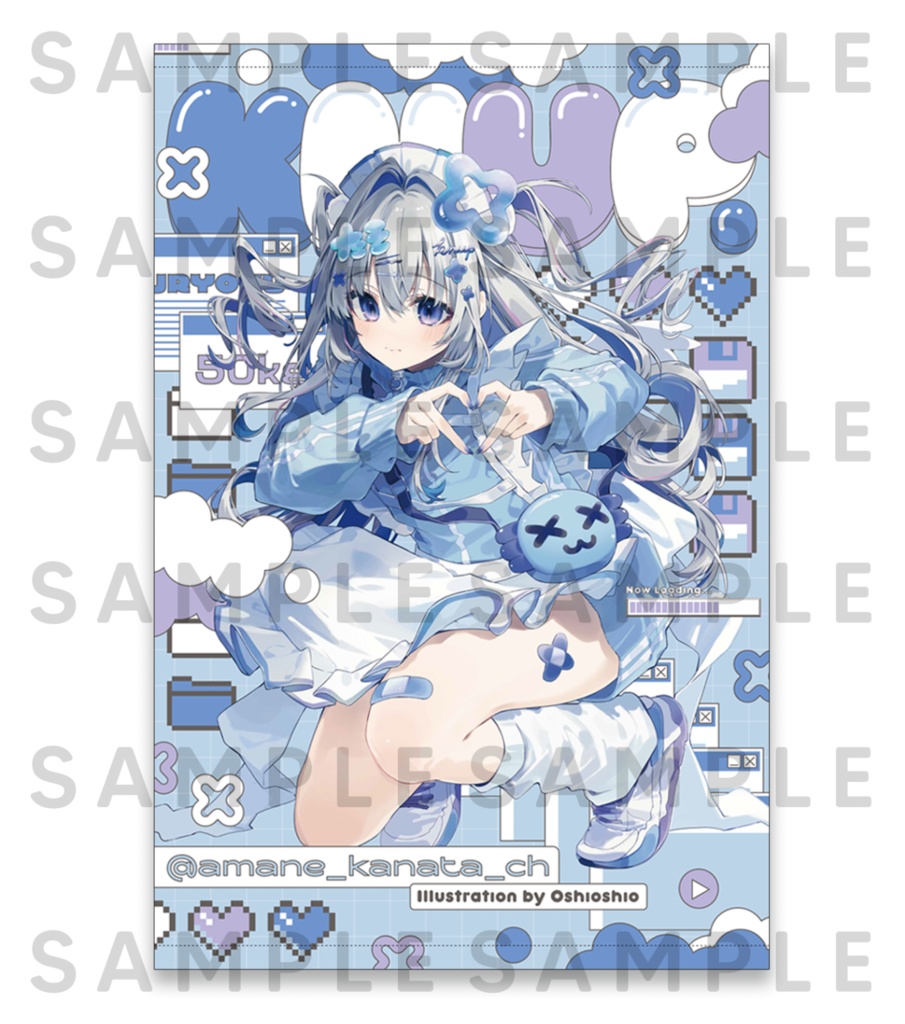 ジャージメイドたそ(天音かなた)A1タペストリー