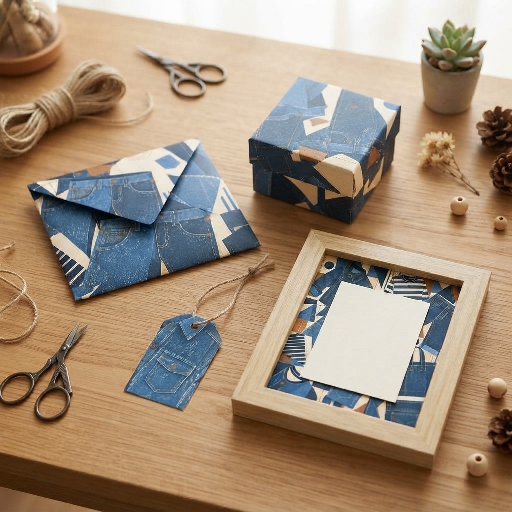 【商用利用OK】デニムパッチワーク|Denim Patchwork デジタルペーパー10枚|3600×3600px・JPG