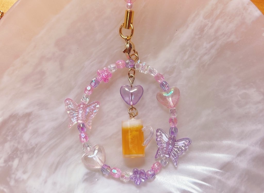 なむちと乾杯🍻！ストラップ