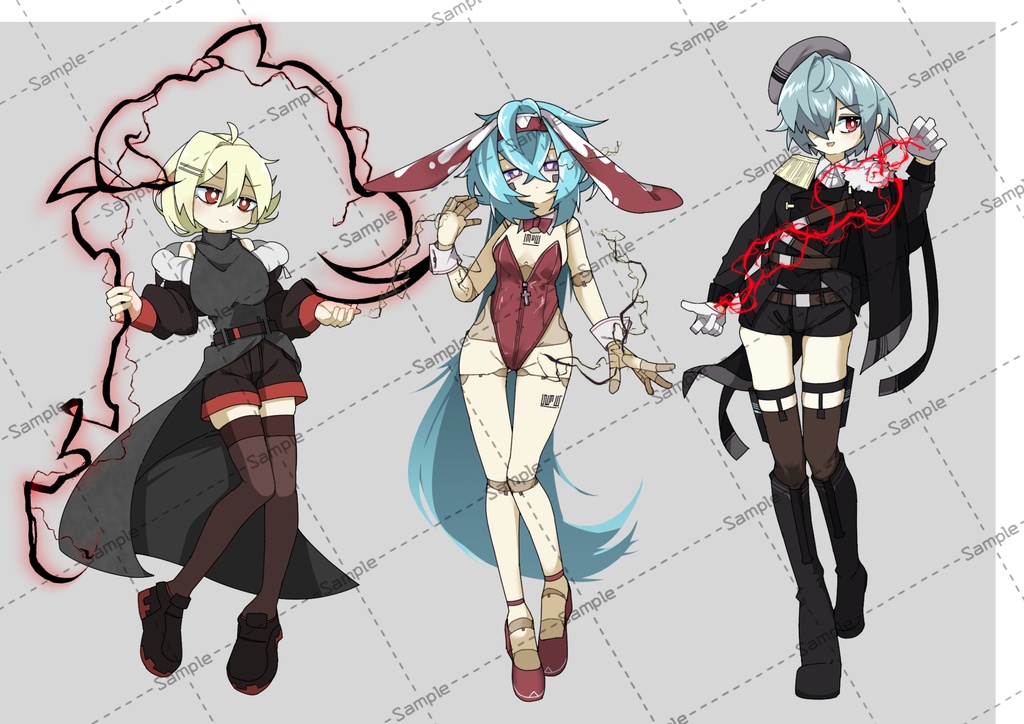 【5】立ち絵イラスト集【エフェクトまとめ】