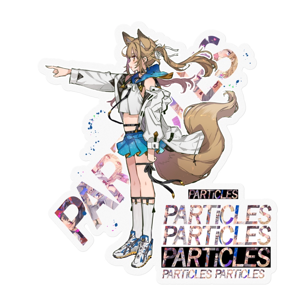 りゅうしちゃんステッカーです。