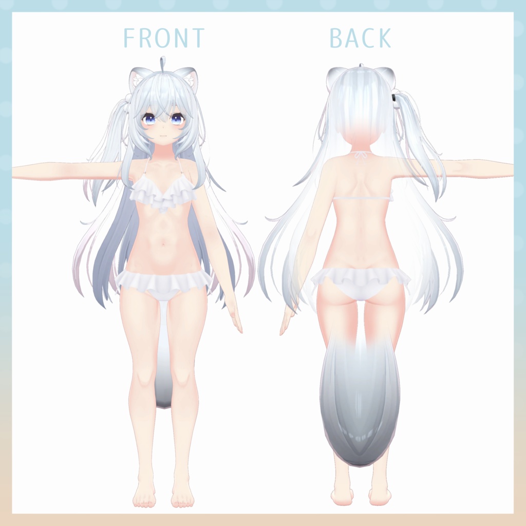 【旧販売ページ】フリルビキニ【狐雪用衣装】