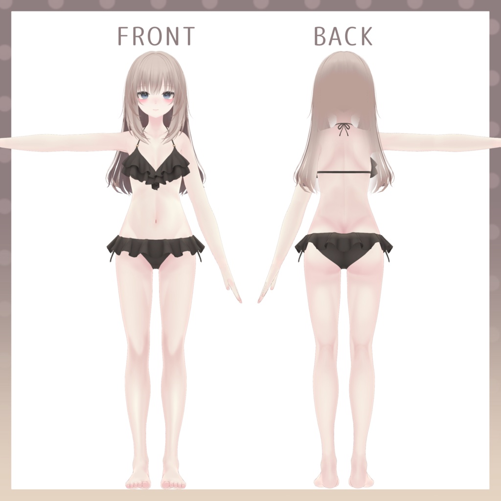 【旧販売ページ】フリルビキニ【凪用衣装】