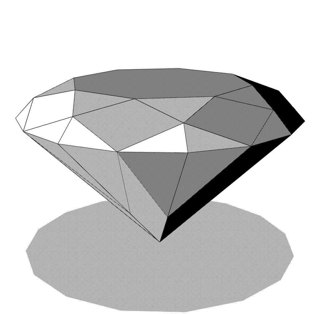 いい感じのダイヤモンド