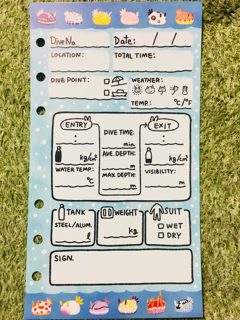 うみうしだいふく ログブック