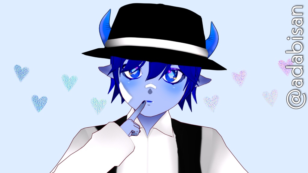 BLUEP the 3D Vtuber Model