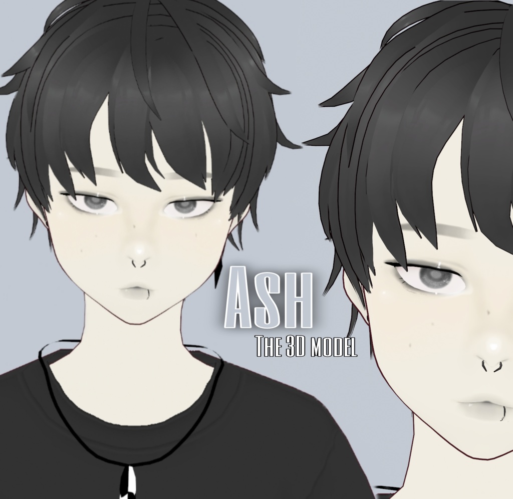 Ash the 3D model / Vtuber