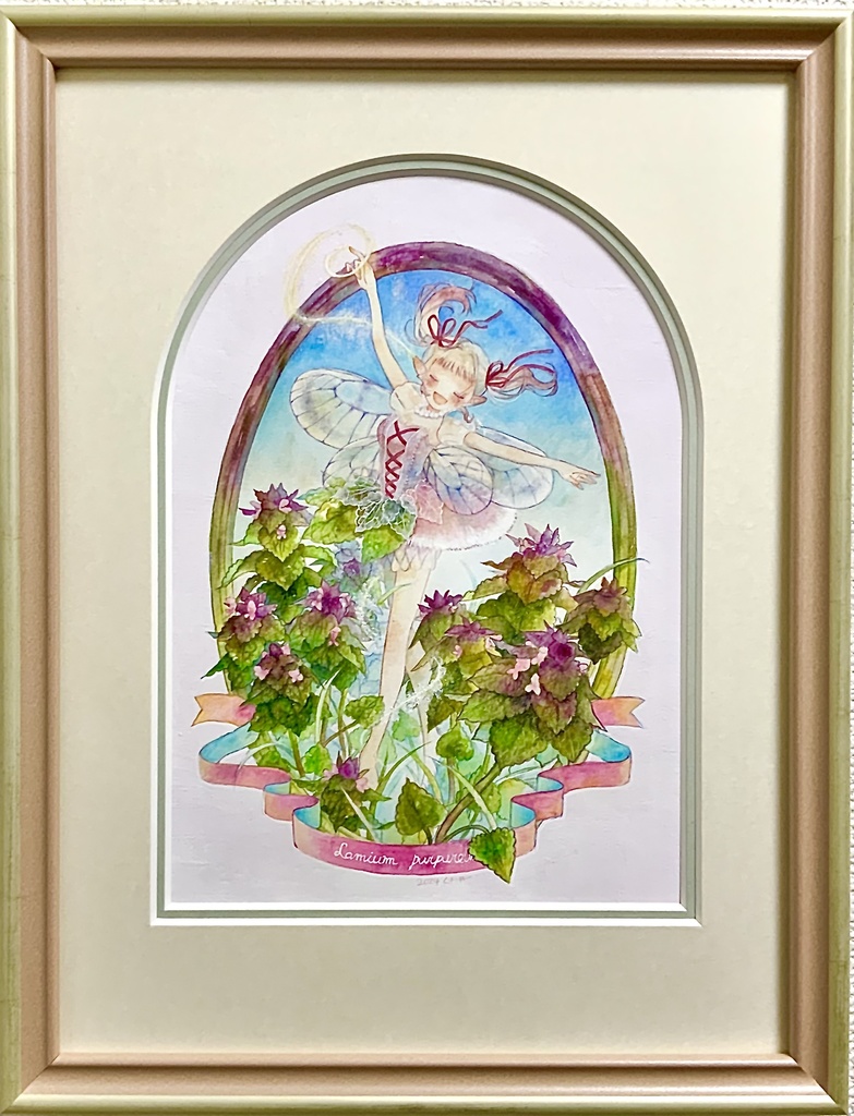 額装作品「踊って、わらって」