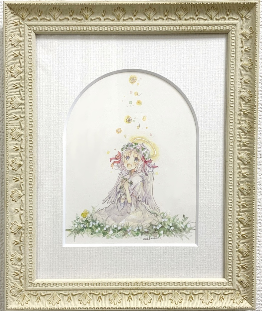 額装原画 「ねがいごと」