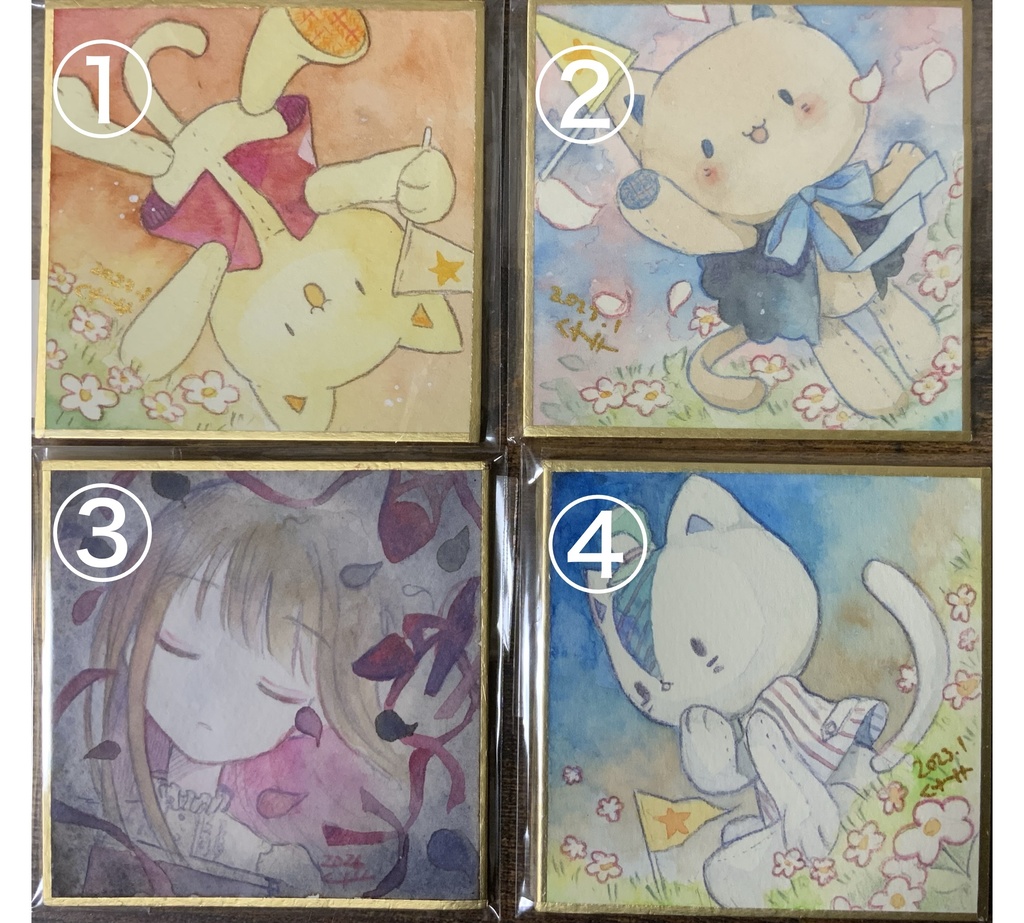 原画　ミニ色紙