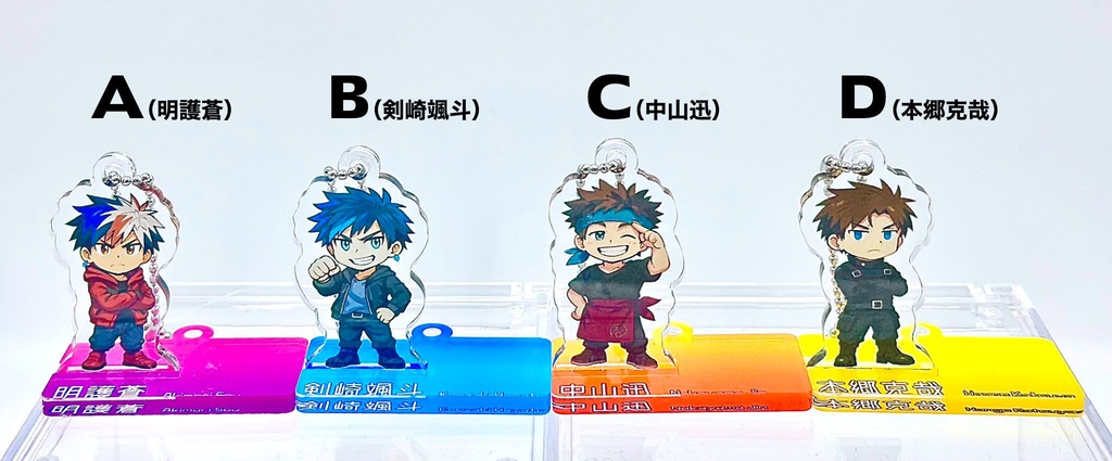 【デザフェス61販売】2WAYアクスタ・アクキー４種類