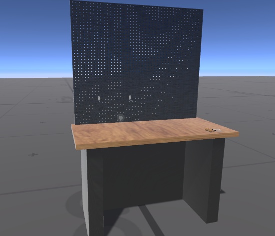 【ワールド用】ガンラック&作業台