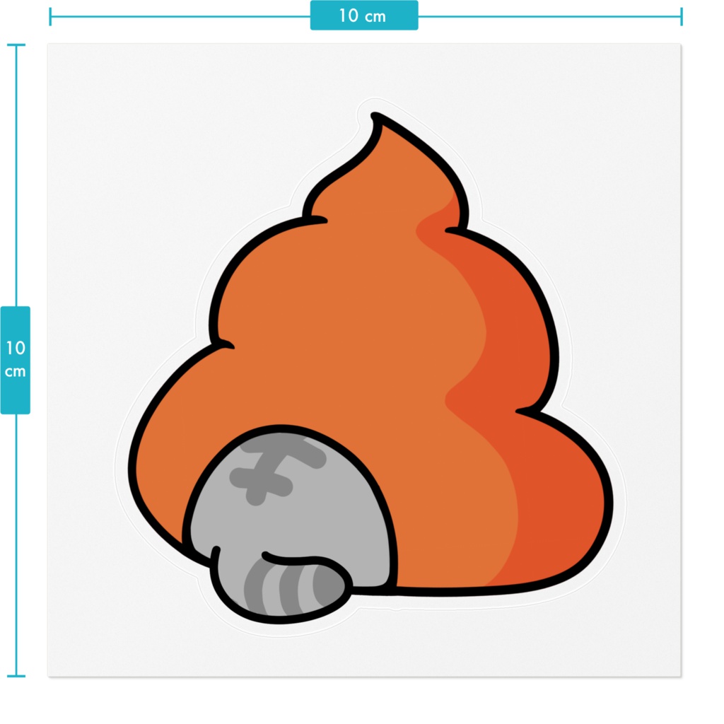貝ねこ ひきこもりステッカー