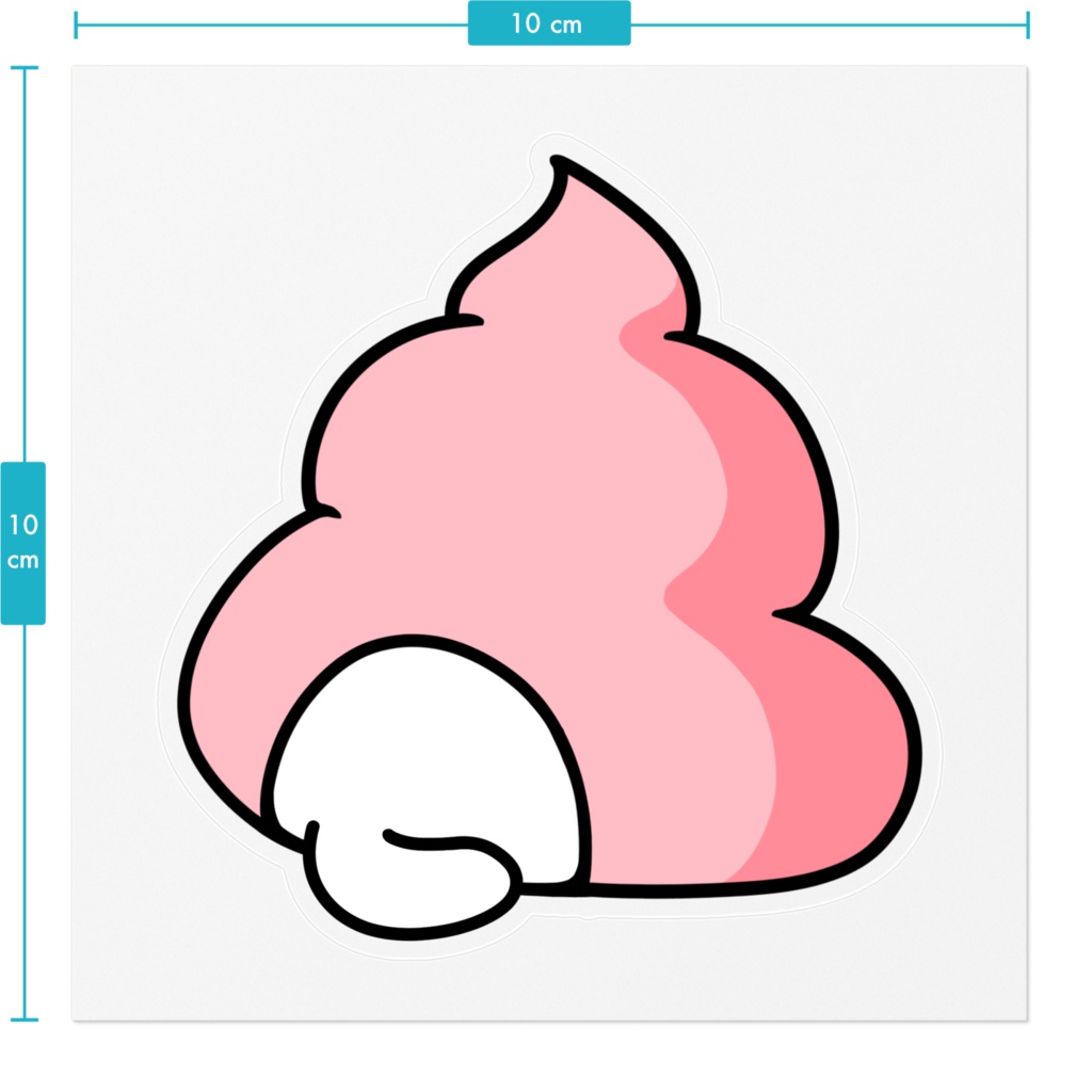 貝ねこ ひきこもりステッカー(レイナ)
