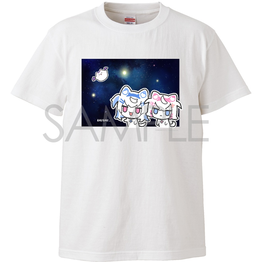 非公式 FUWAMOCO宇宙 Tシャツ