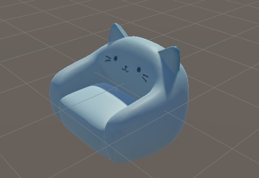 シアンキャットソファ