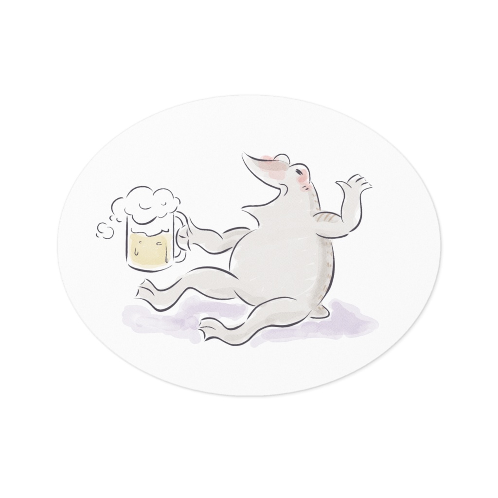 一杯やるかえるさん