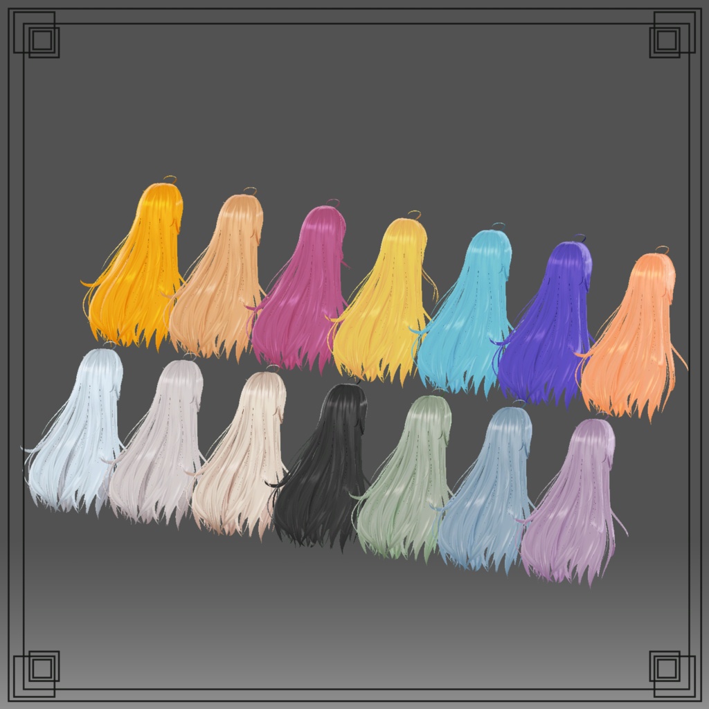 【6アバター対応】Ivy hair