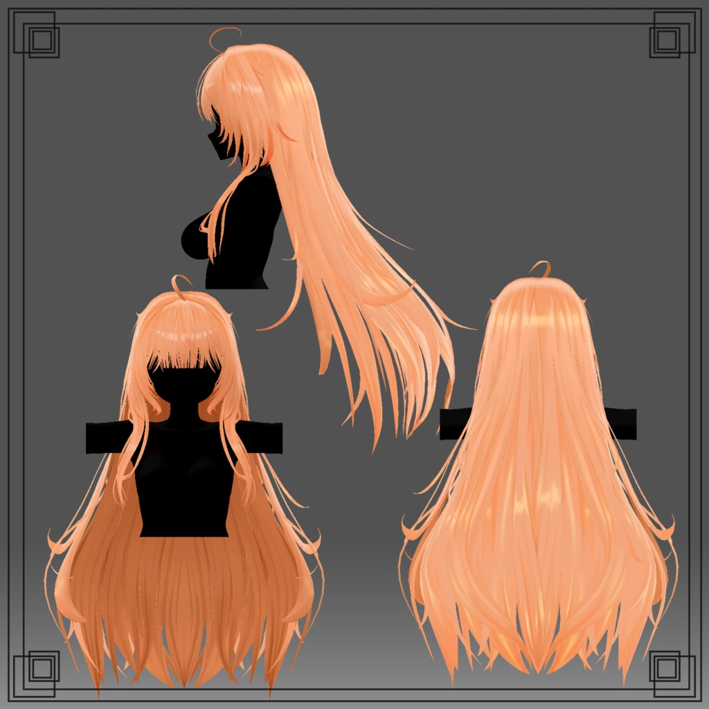 【6アバター対応】Ivy hair